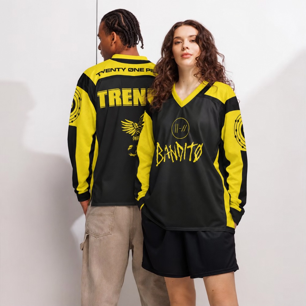 Mens Fashion Summer - เสื้อยืด Twenty One Pilots Bandito Trench