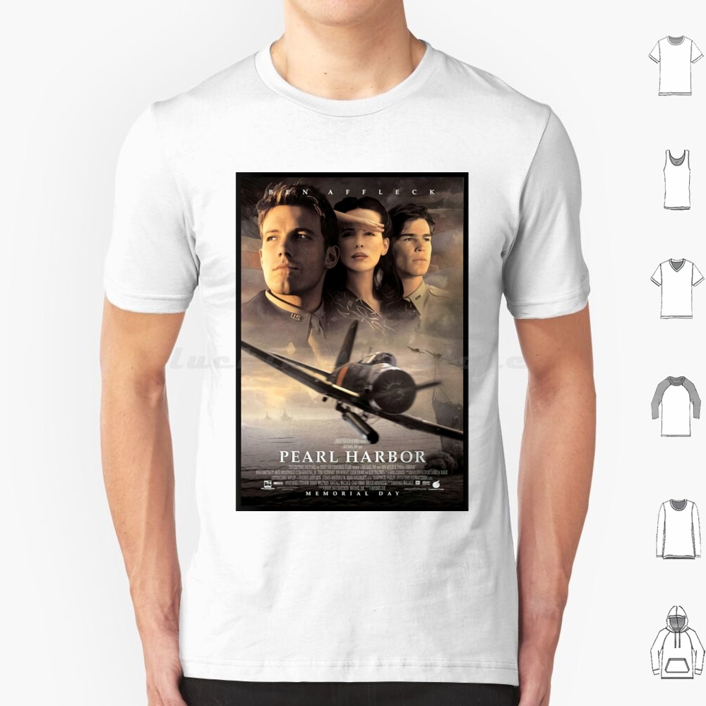 Poster Men Fashion - เพิร์ลฮาร์เบอร์โปสเตอร์เสื้อยืดผู้ชายผู้หญิงเด็ก 6xl โรงภาพยนตร์ภาพยนตร์ฮอตไทม์ครอบครัวมีความสุข