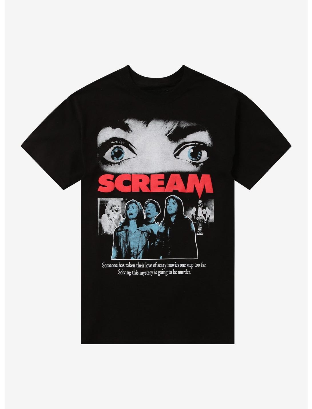 Poster Men Fashion - เสื้อยืดลายโปสเตอร์ภาพยนตร์เรื่อง Scream ผ้าฝ้ายพิมพ์ลาย ดีไซน์หรูหรา ระดับพรีเมียม สไตล์ยูนิเซ็กซ์