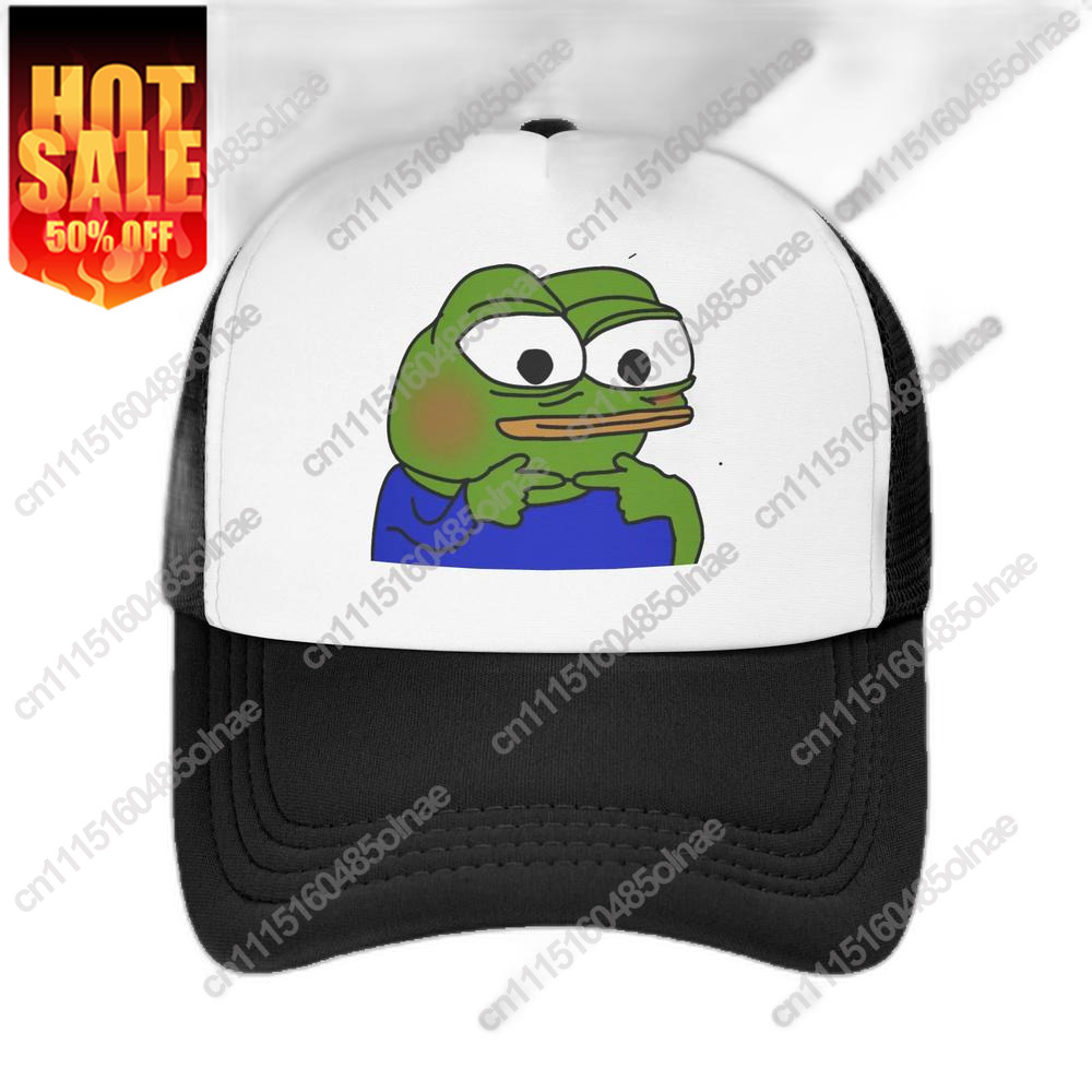 Men'S Fashion With Hat - หมวกแก๊ปแฟชั่นลายกบเศร้า Pepe Meme สำหรับผู้หญิงและผู้ชาย ระบายอากาศได้ดี หมวกสแนปแบ็ค