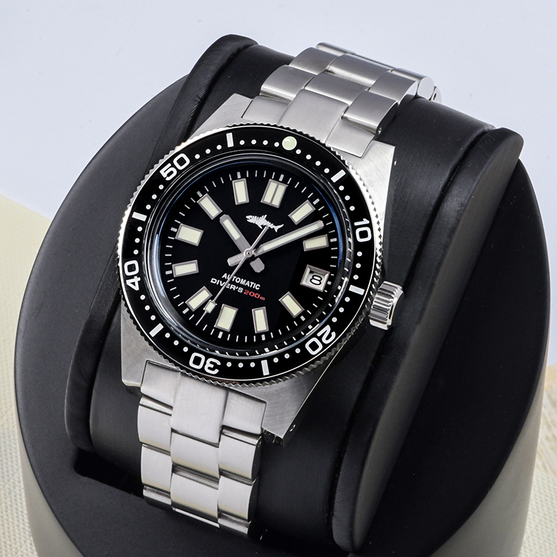Men'S Fashion X - HEIMDALLR นาฬิกา 62MAS สแตนเลสนาฬิกากันน้ำซี 3 ซูเปอร์ลูมินัส