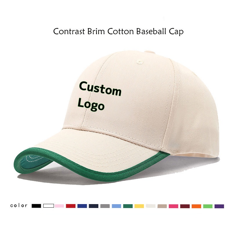 Men'S Fashion With Hat - หมวกเบสบอลปักโลโก้ตามสั่ง ดีไซน์แฟชั่น สำหรับผู้ชายและผู้หญิง ปักตัวอักษร หมวกกันแดดแบบสแนปแบค ผ้าฝ้าย