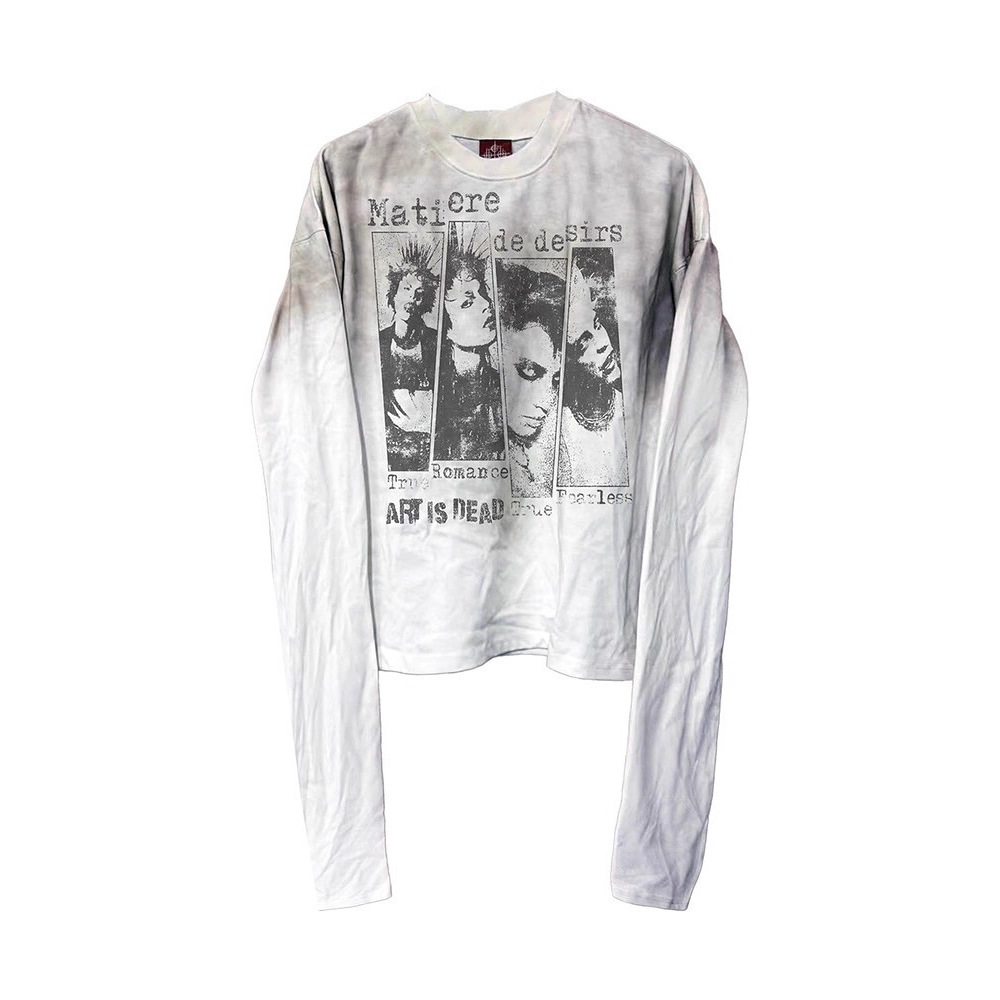 เสื้อยืดแขนยาวคอกลมสไตล์ฮาราจู - Men'S Fashion T Shirts บทวิจารณ์และราคา