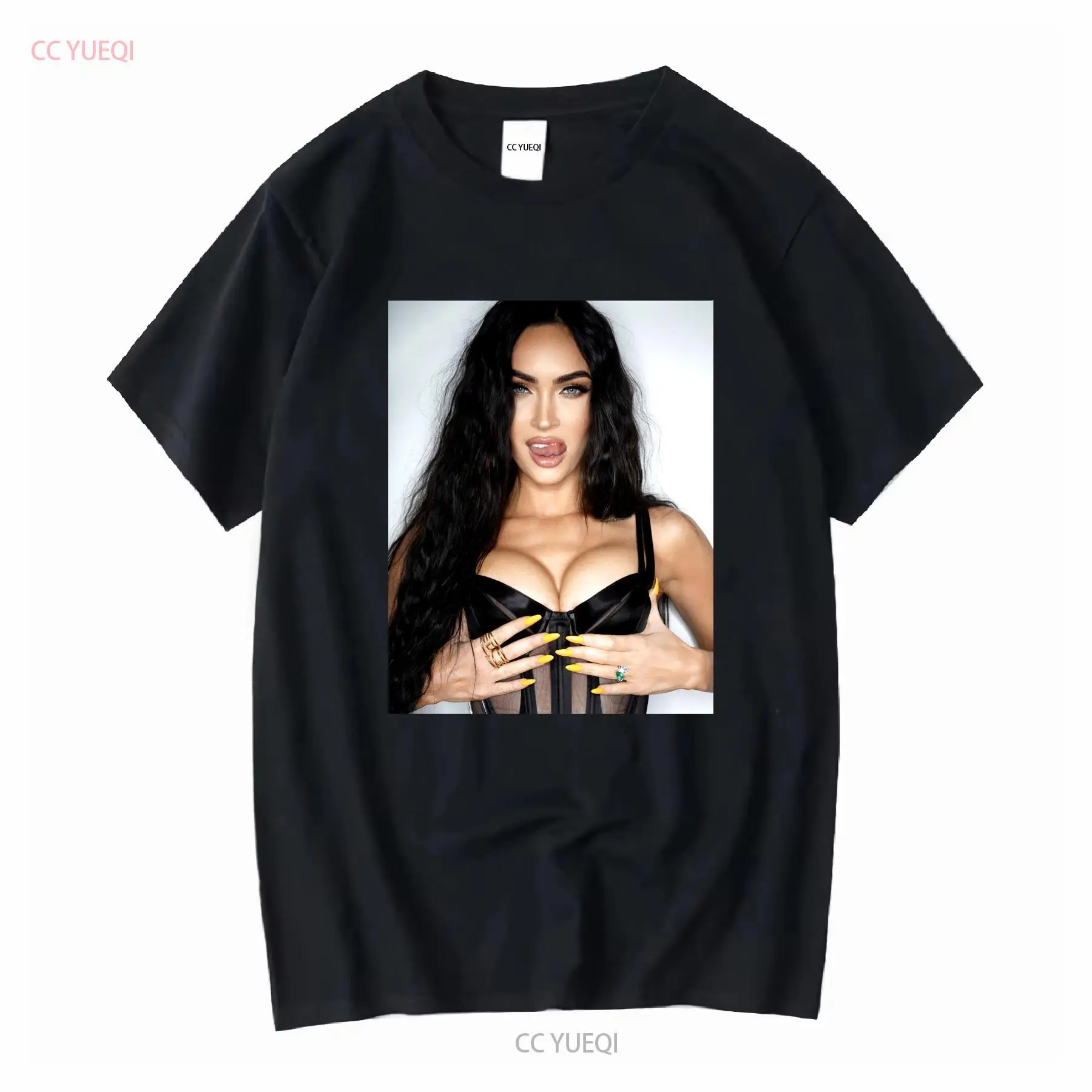 Megan Fox T เสื้อโปสเตอร์แขนยา - Poster Men Fashion บทวิจารณ์และราคา