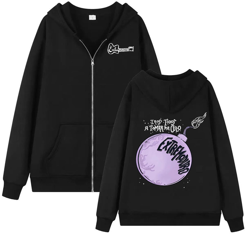 เสื้อฮู้ดซิป Band Extremoduro  - Mens Fashion Zip Up Hoodies บทวิจารณ์และราคา