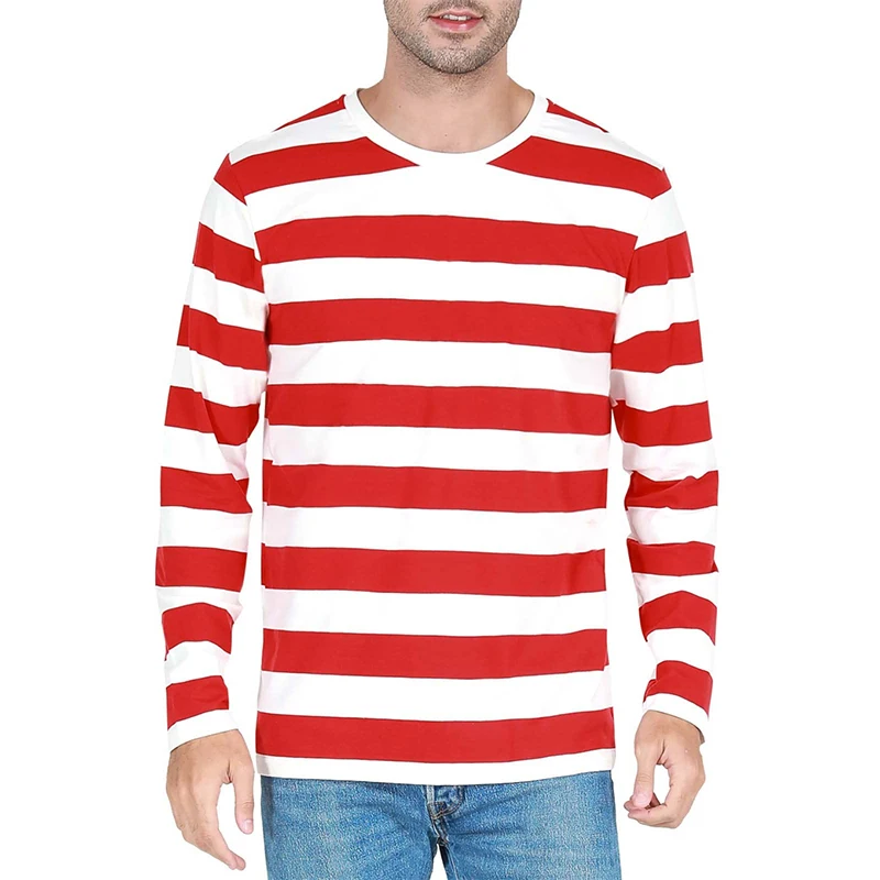 เสื้อยืดแขนยาวผู้ชายพิมพ์ลาย 3 - Mens Fashion Clothes บทวิจารณ์และราคา