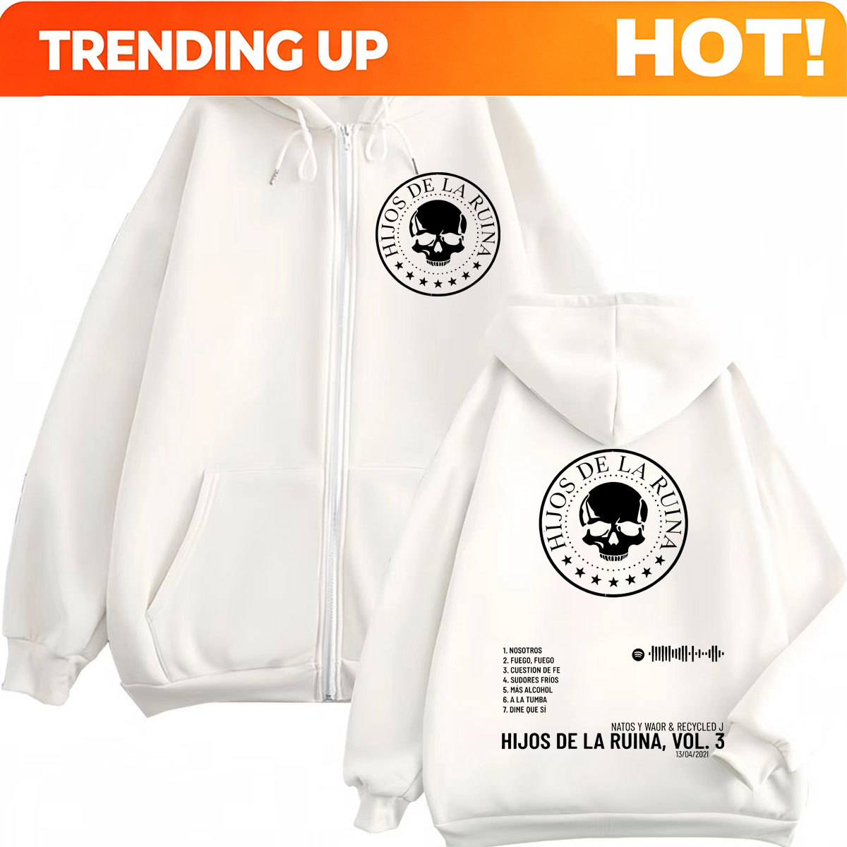 เสื้อฮู้ดซิป Rap Duo Natos Y W - Mens Fashion Zip Up Hoodies บทวิจารณ์และราคา