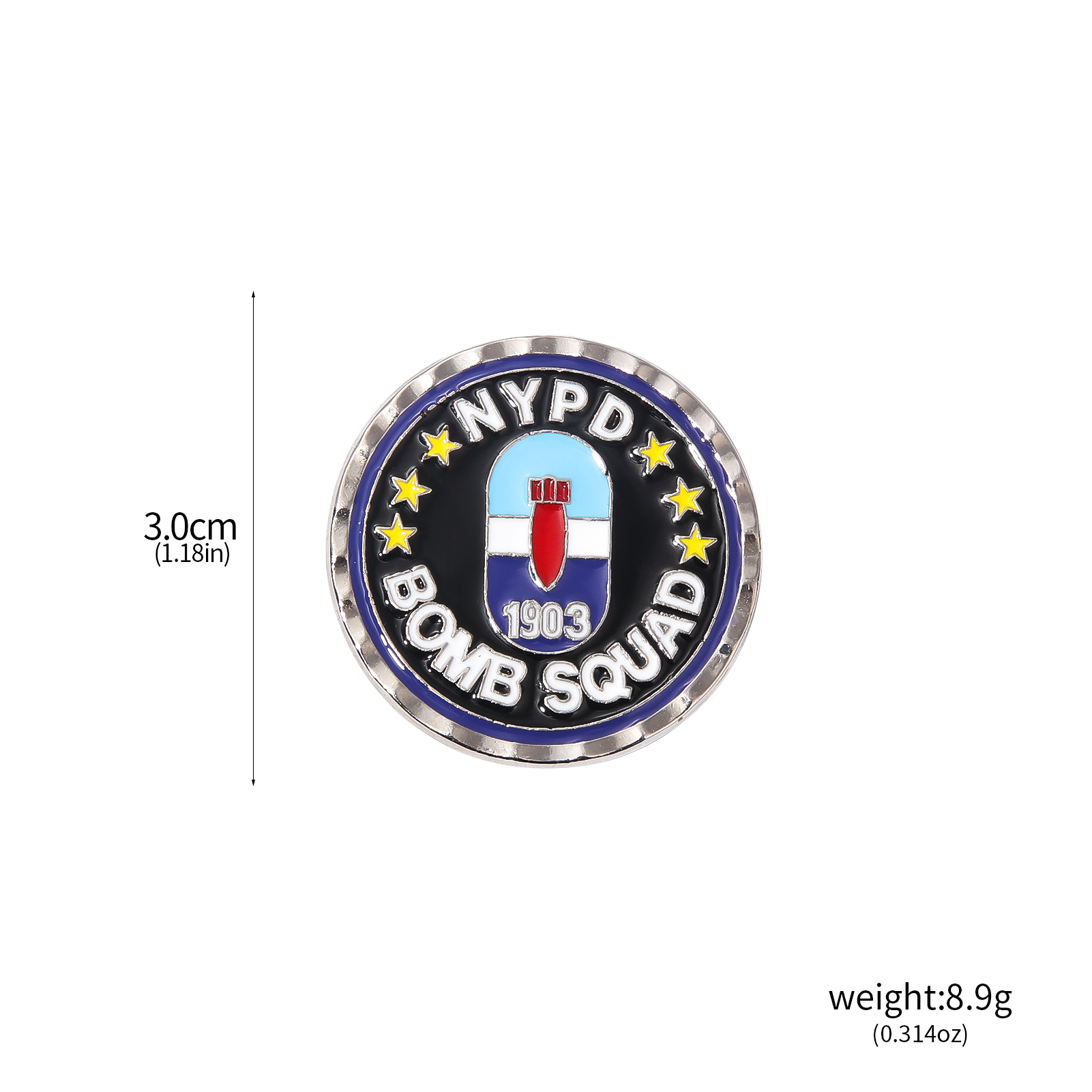 เข็มกลัดเคลือบโลหะสำหรับ1903ตำ - Men'S Fashion New York บทวิจารณ์และราคา