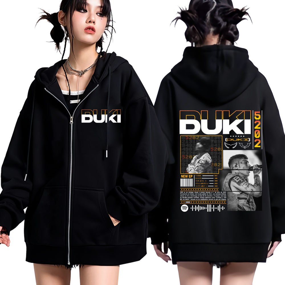 เสื้อฮู้ดซิป Rapper Duki Duki  - Mens Fashion Zip Up Hoodies บทวิจารณ์และราคา