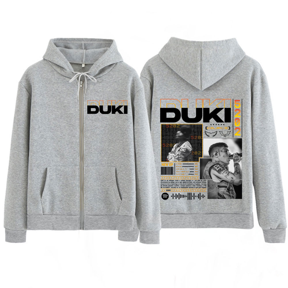 เสื้อฮู้ดซิป Rapper Duki Duki  - Mens Fashion Zip Up Hoodies บทวิจารณ์และราคา