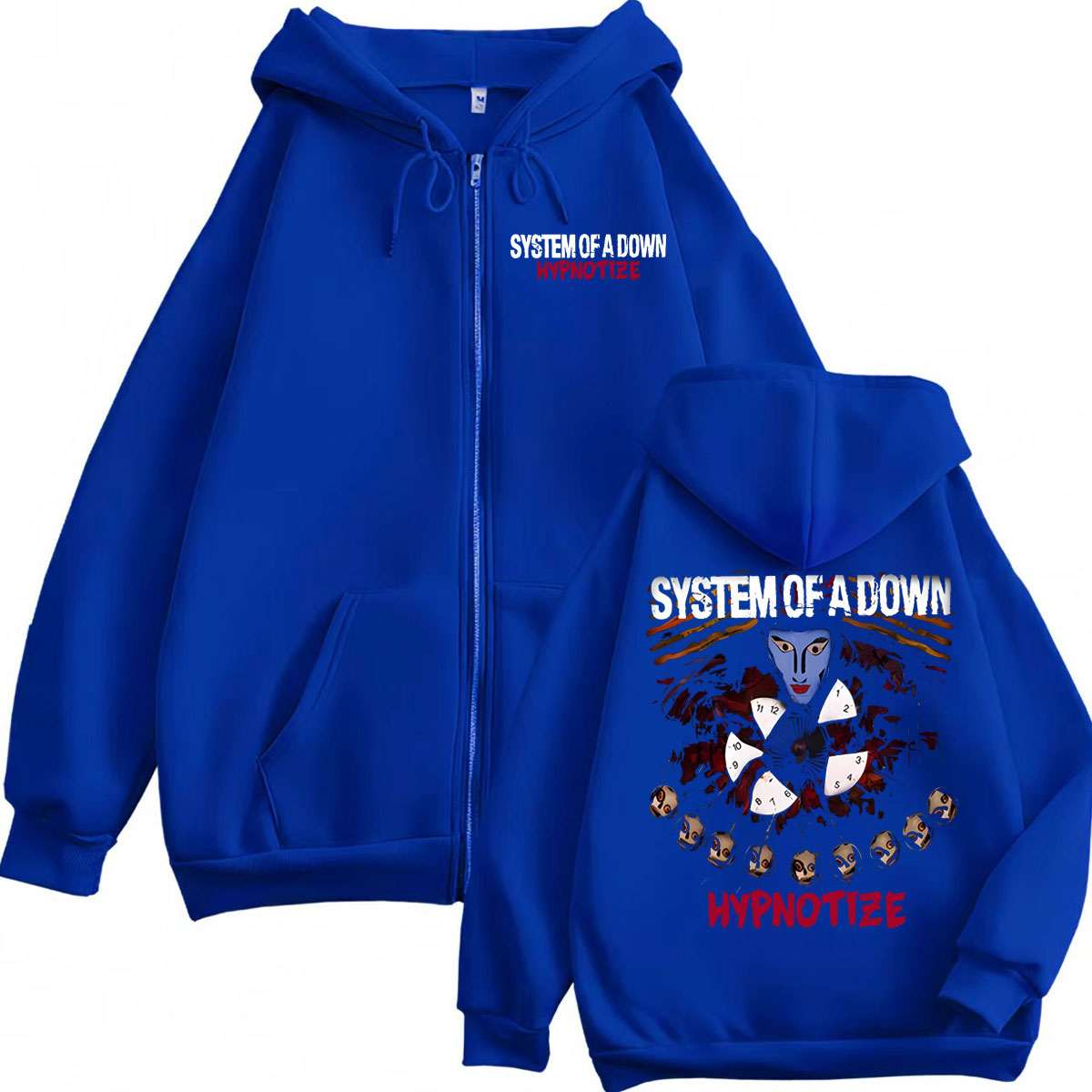 เสื้อฮู้ดซิปกราฟิก Rock Band S - Mens Fashion Zip Up Hoodies บทวิจารณ์และราคา