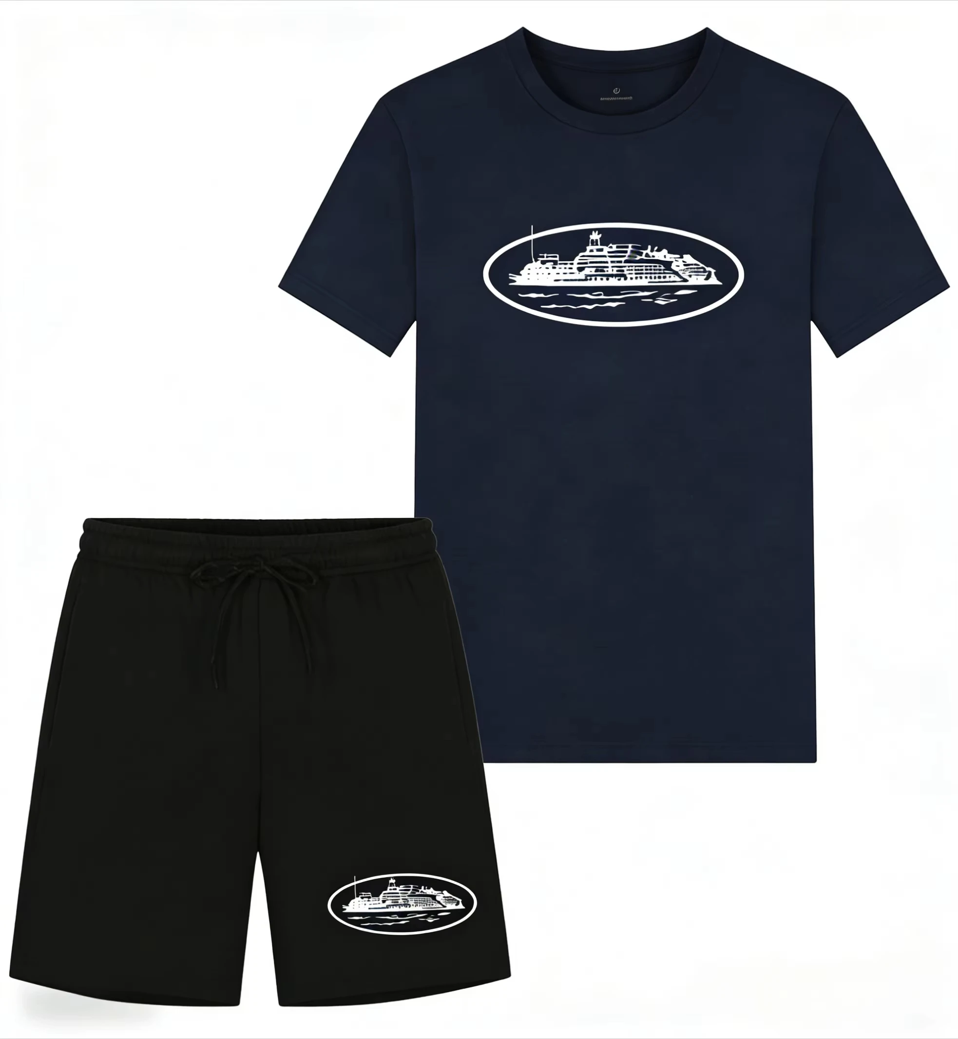 เสื้อยืดและกางเกงขาสั้นพิมพ์ลา - Men'S Fashion Videos บทวิจารณ์และราคา