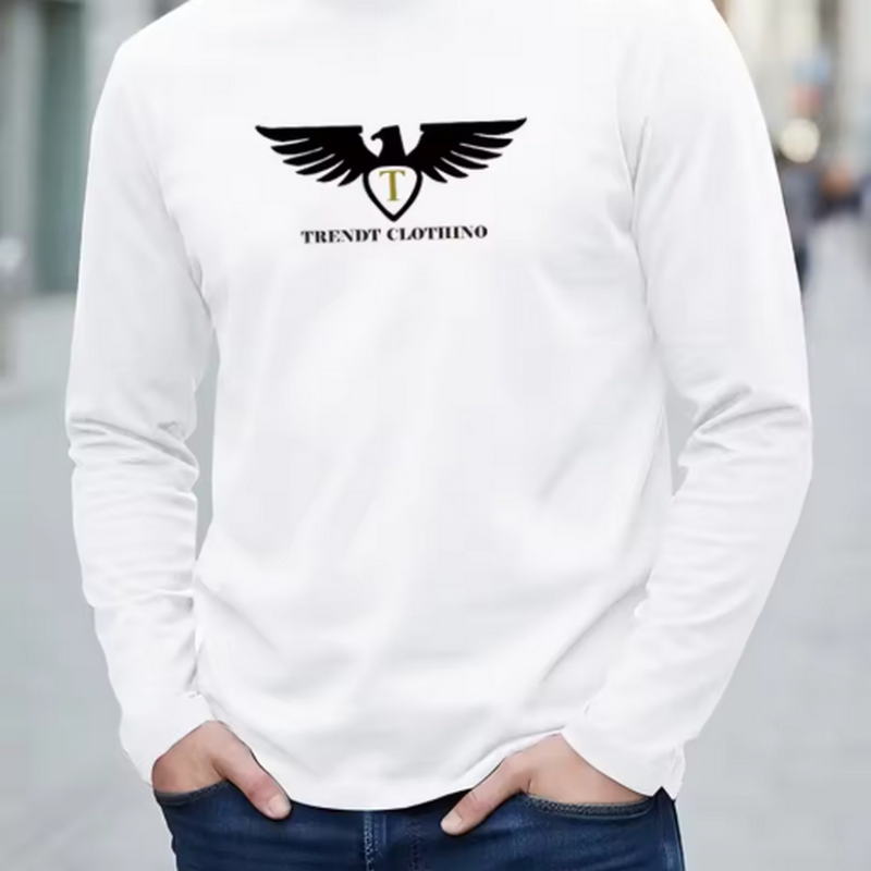 เสื้อยืดแขนยาวคอกลมสำหรับผู้ชา - Men'S Fashion T Shirts บทวิจารณ์และราคา